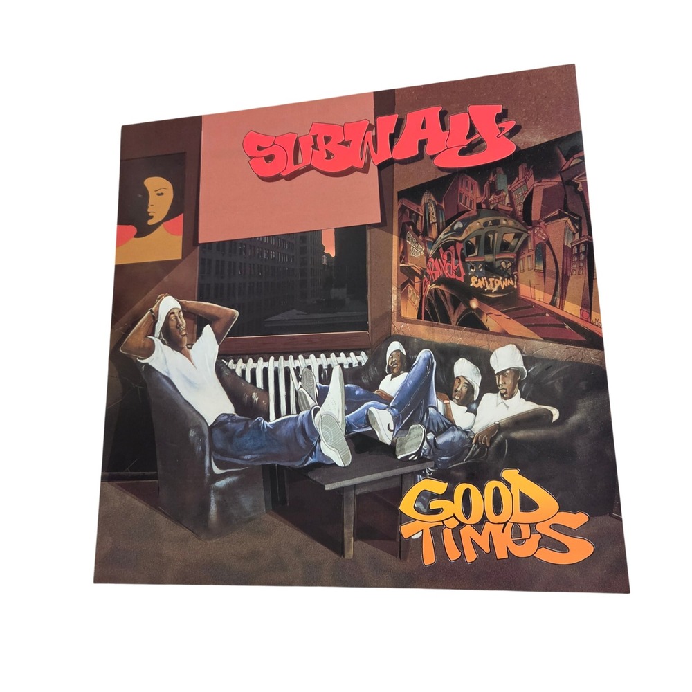 Subway Good Times 1994 Promo Poster 12x12 Double Sided Hip Hop Motown Bivio